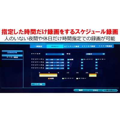 画像10: 設定不要! WIFI 遠隔操作 NVRセット IPカメラ 4台 高画質HD 720P 100万画素 新品 即納 