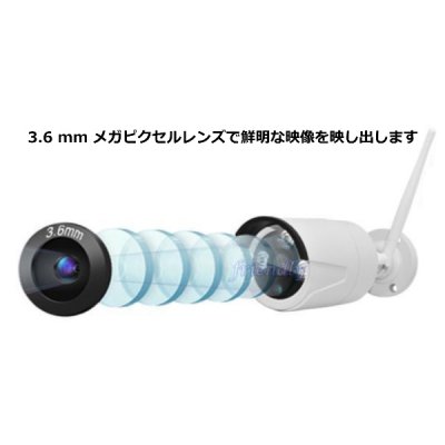 画像14: 設定不要! WIFI 遠隔操作 NVRセット IPカメラ 4台 高画質HD 720P 100万画素 新品 即納 