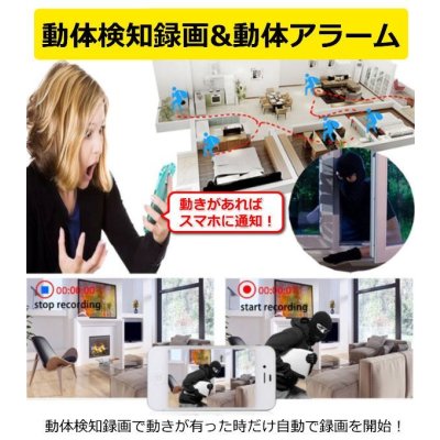 画像5: 設定不要! WIFI 遠隔操作 NVRセット IPカメラ 4台 高画質HD 720P 100万画素 新品 即納 