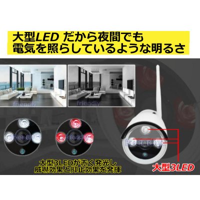 画像17: 設定不要! WIFI 遠隔操作 NVRセット IPカメラ 4台 高画質HD 720P 100万画素 新品 即納 