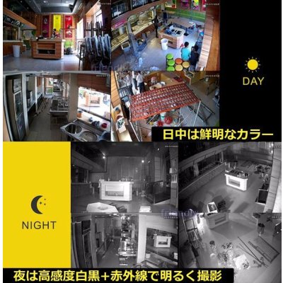 画像18: 設定不要! WIFI 遠隔操作 NVRセット IPカメラ 4台 高画質HD 720P 100万画素 新品 即納 