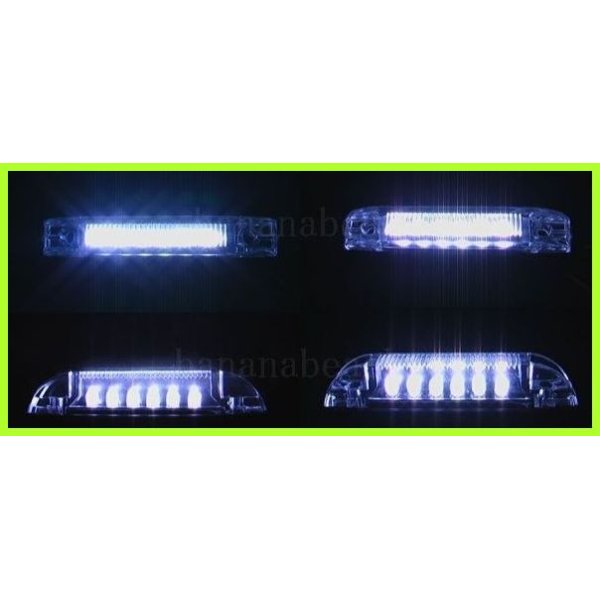 画像3: 省電力・高寿命・高効率  12V 防水 6LED マーカー  (白)  新品 即納 (3)